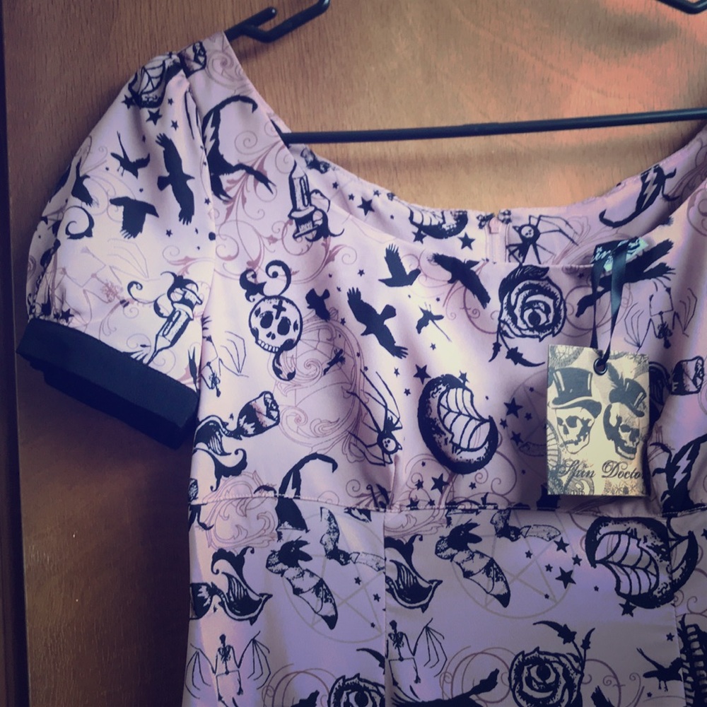 Hell Bunny Spin Doctors Wicca Dress